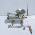 22# electroplate tinned manual meat grinder hand operate meat mincer machine